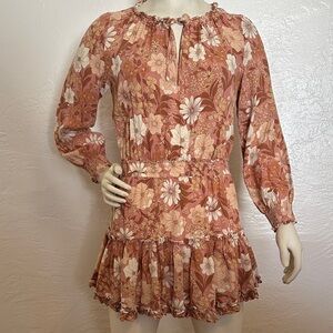 Petal & Pup Terracotta Floral Dress Australia designer